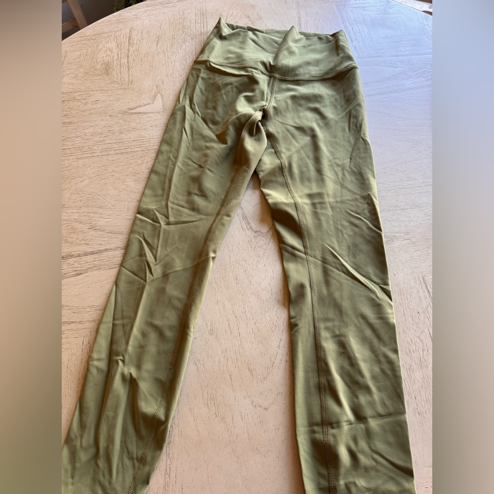 lululemon athletica Olive Green Leggings